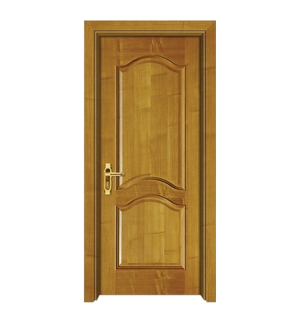 Simple patterns wooden panel door
