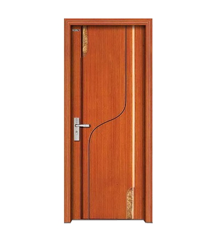 S-type lines wooden panel door