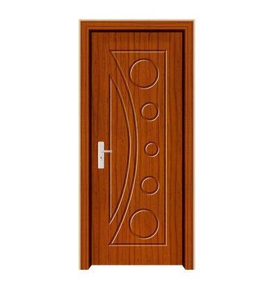 Combined pattern panel PVC door