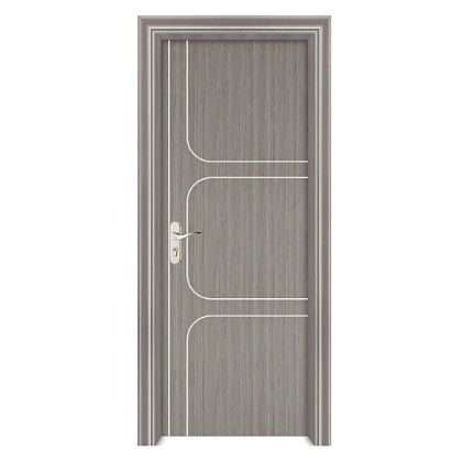 Personalized wood plastic composite door