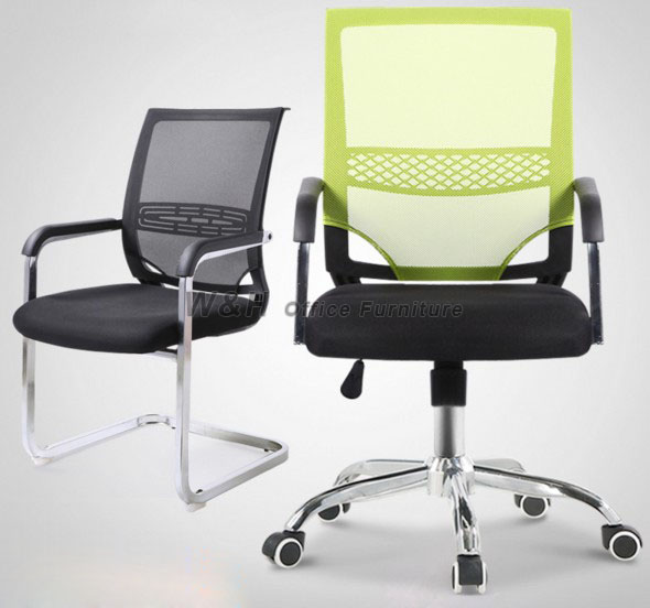 Classic mesh cloth office L chair