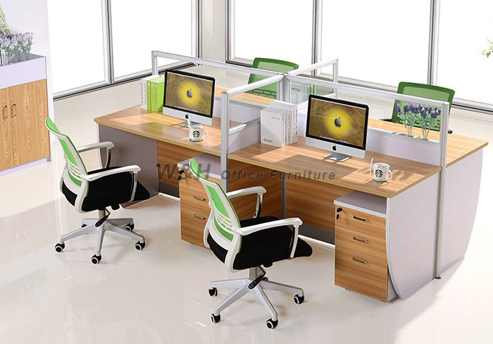 Modern style staff office cubicles