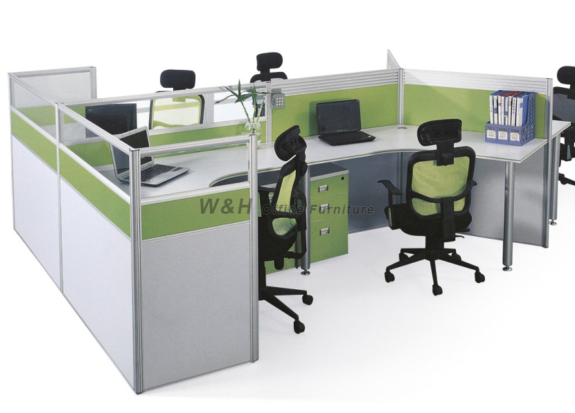 5 Seats Modern Office Cubicles