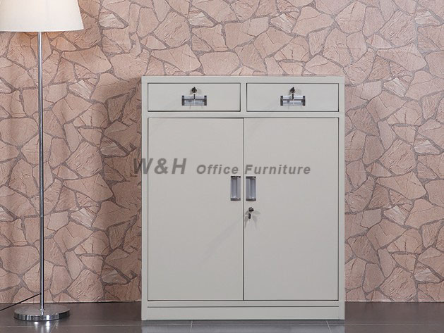 Small metal office file cabinet