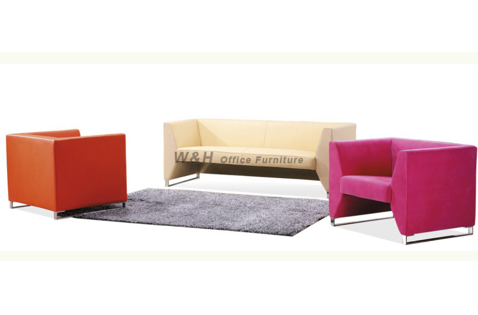 Stylish flannel minimalist office sofa