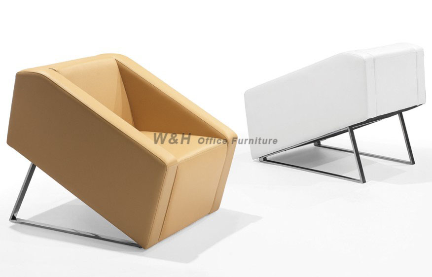 Stylish flannel minimalist office sofa