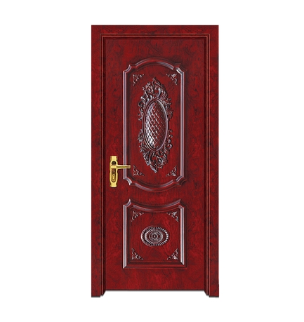 Carving patterns wooden front door