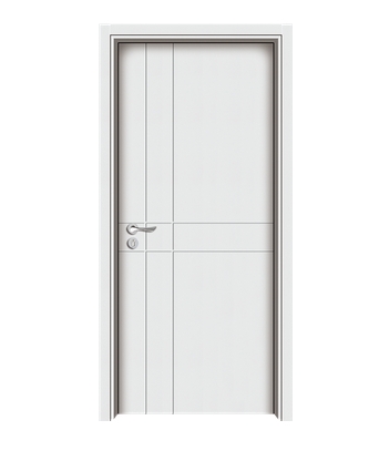 Lines wooden flush door