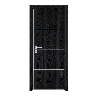 Square pattern wooden flush door