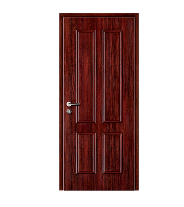 Double stripes wooden flush door