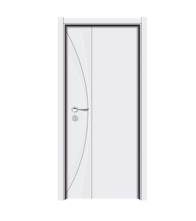 Minimalist wooden flush door