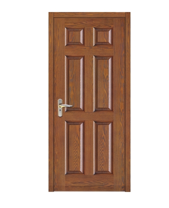 Rectangular patterns wooden flush door