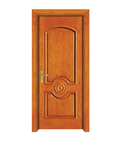 Combined pattern wooden panel door