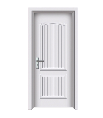 White stripes panel PVC door