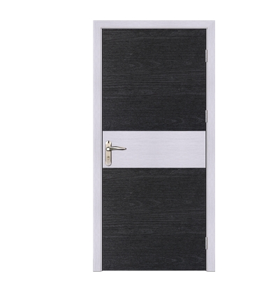 Minimalist double color PVC wooden door