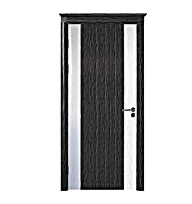 Striped pattern PVC wooden door