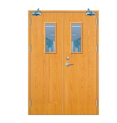 Glass Fire Rated Wood Door