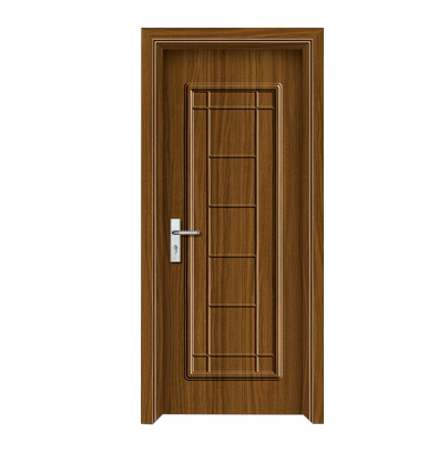Large Plaid pattern panel PVC door