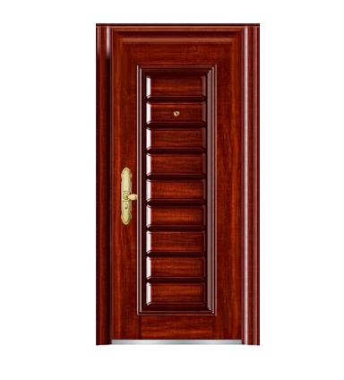 Small rectangular patterns steel front door