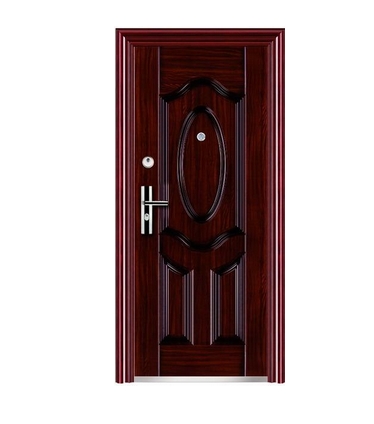 Combination patterns steel entry door