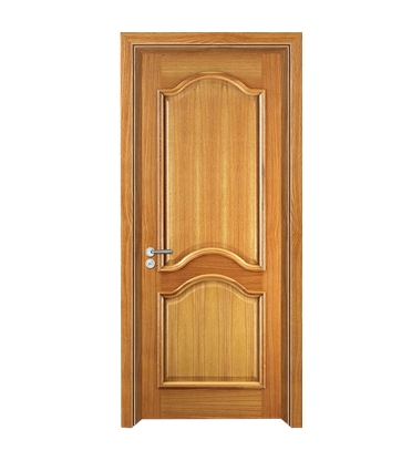 Rectangular patterns wooden panel door