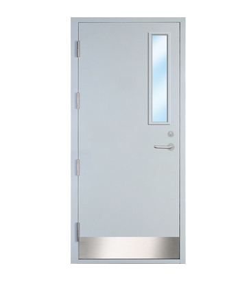 Multipurpose minimalist steel security door