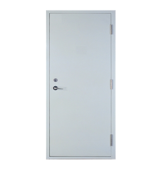 Multipurpose minimalist fire rated steel door