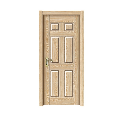 Wood grain series melamine flush door