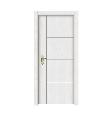 white lines melamine flush door