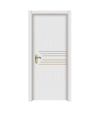 Multi-lines melamine flush door