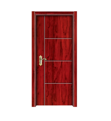 Simple lines melamine flush door