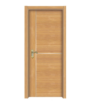 Minimalist lines melamine flush door