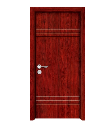 Six lines melamine flush door