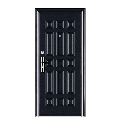 3 rows patterns steel security door