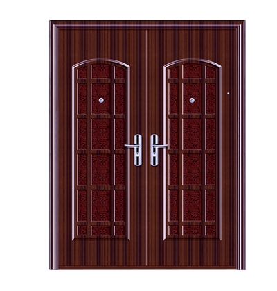 Case grain steel double leaf door