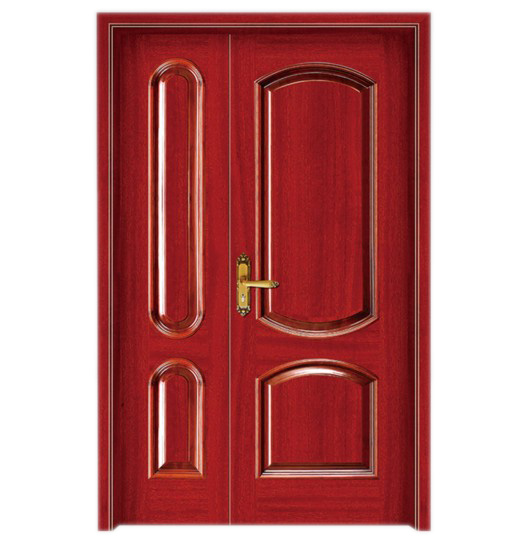 Geometric designs luxury wooden door