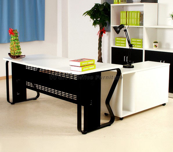 Modern white business office table