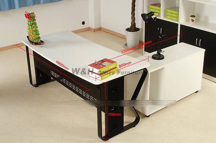 Modern white business office table