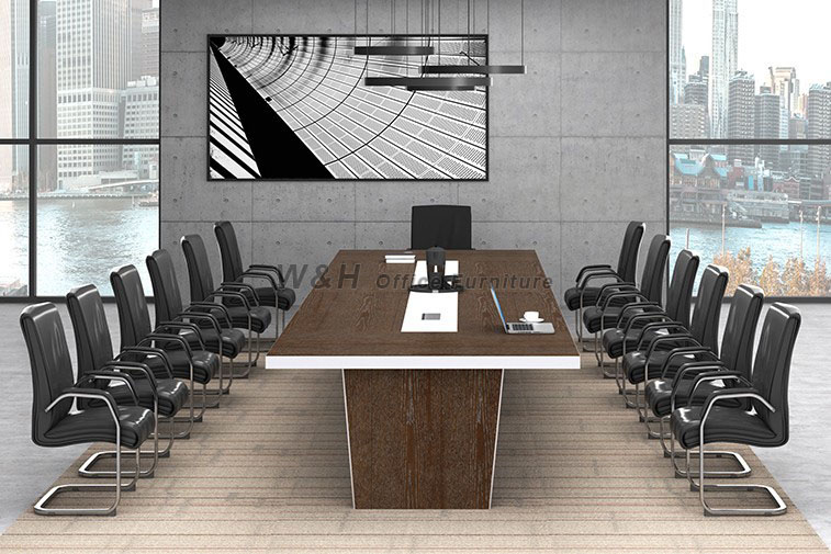 Rectangular modern style conference table