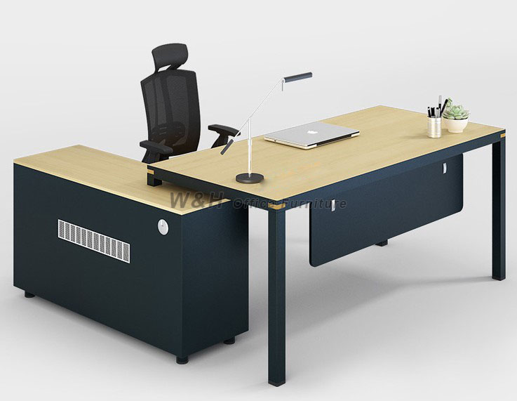 stylish modern white office desk