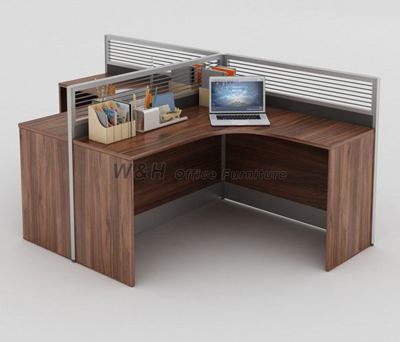 Fashion walnut style office cubicles