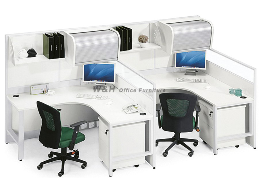 2 seats with cabinet office cubicles