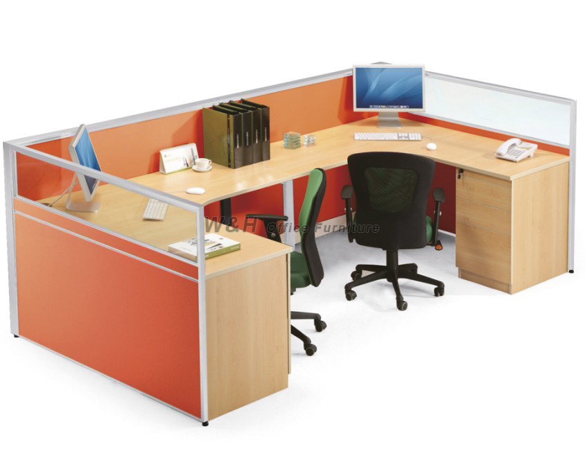 2 seats with cabinet office cubicles