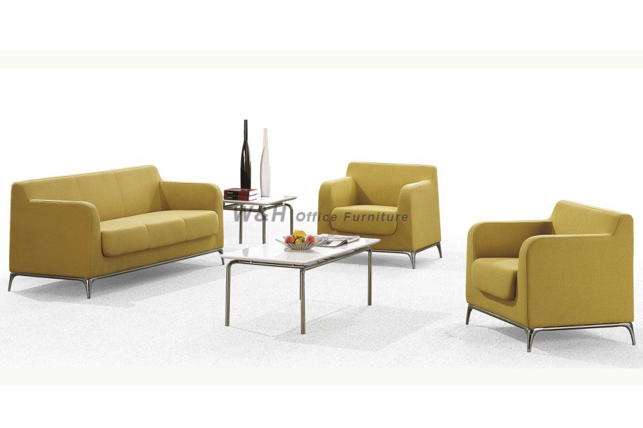 Stylish flannel minimalist office sofa