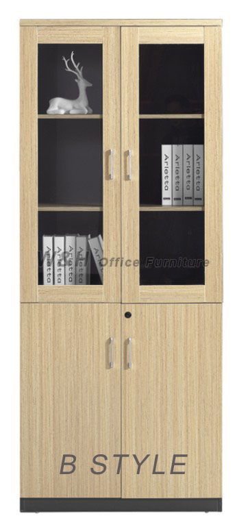 Wooden 4 doors office file cabinet