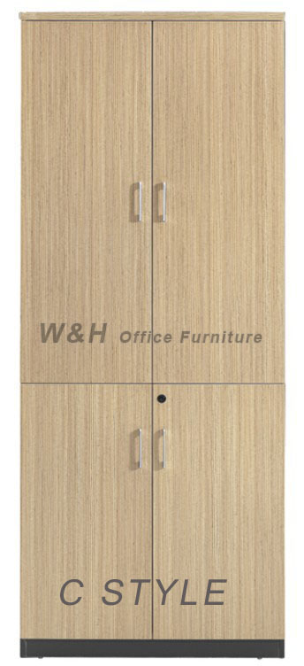 Wooden 4 doors office file cabinet