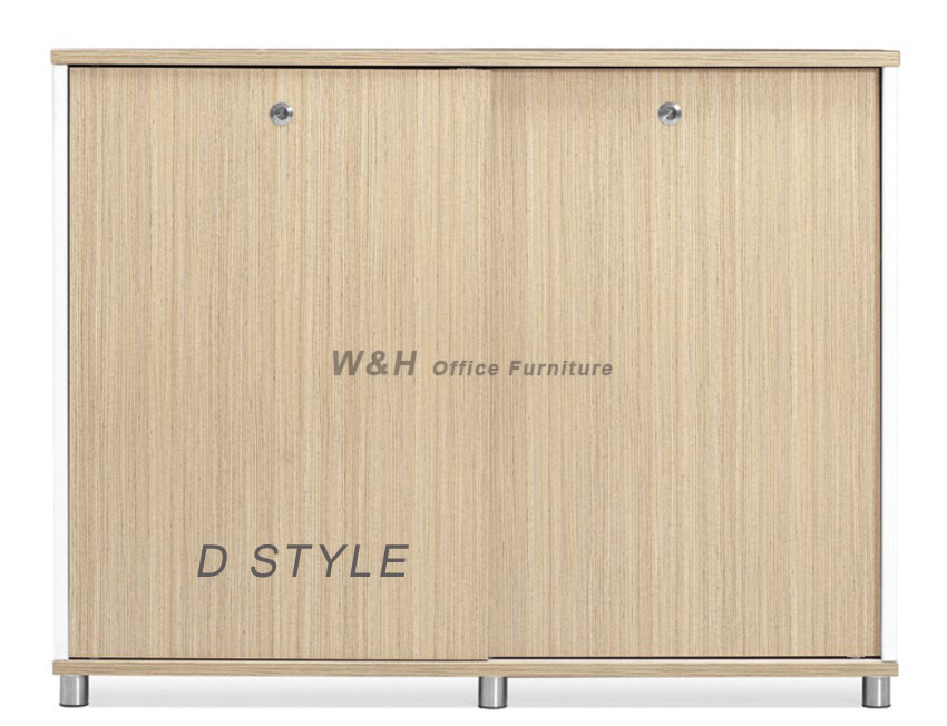 Wooden 4 doors office file cabinet