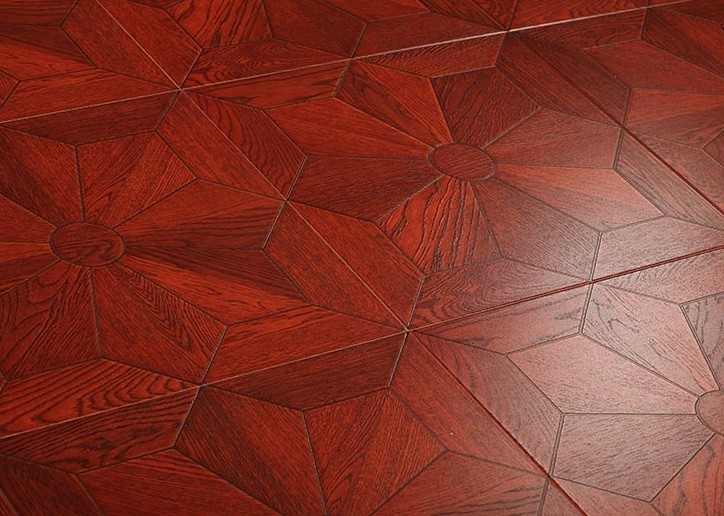 European-style flower stitching laminate flooring
