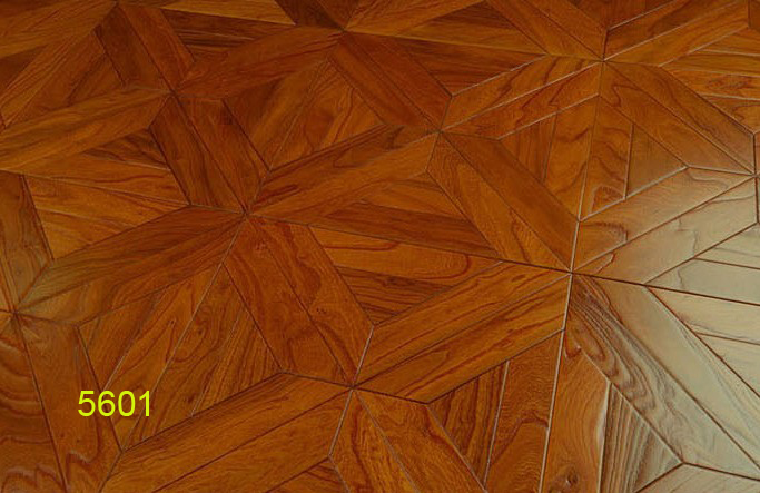 European-style flower stitching engineered hardwood flooring